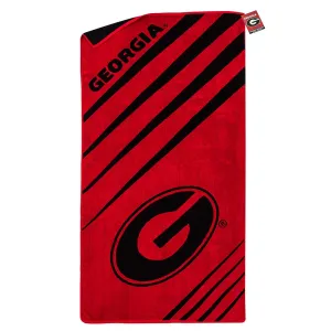 NCAA Georgia Bulldogs Upward Jacquard Beach Towel 36x72 Inches