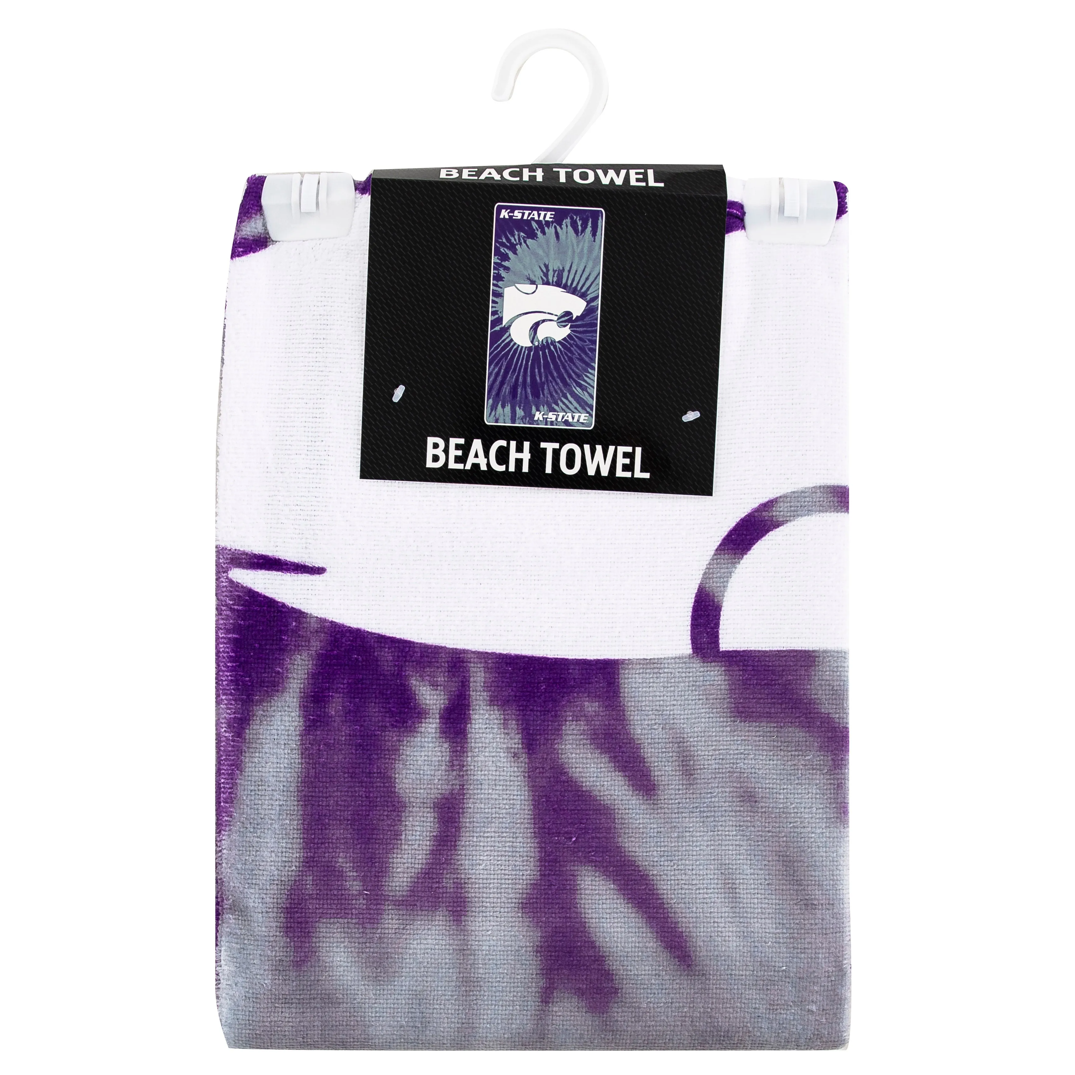 NCAA Kansas State Wildcats Psychedelic Beach Towel 30x60 Inches