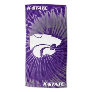 NCAA Kansas State Wildcats Psychedelic Beach Towel 30x60 Inches