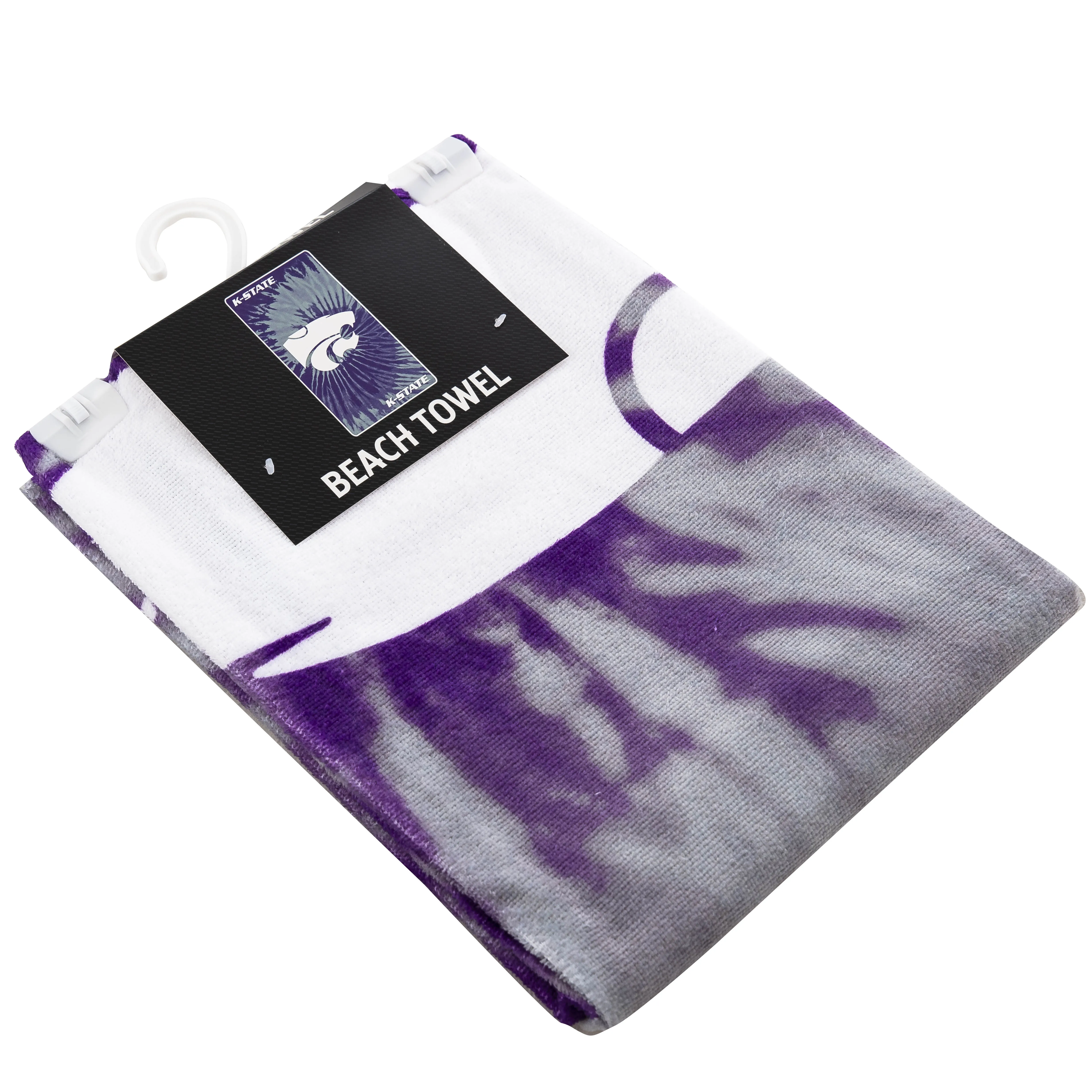 NCAA Kansas State Wildcats Psychedelic Beach Towel 30x60 Inches