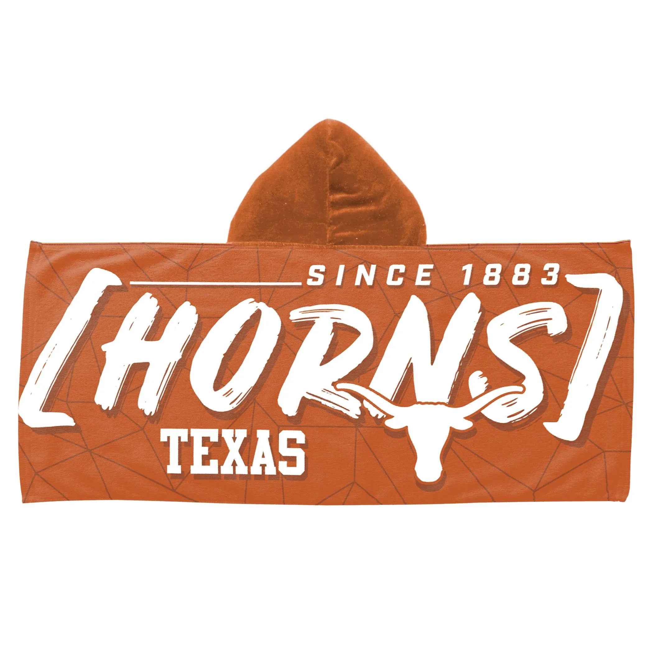 NCAA Texas Longhorns Youth Hooded Beach Towel 21x51 Inches