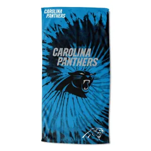 NFL Carolina Panthers Psychedelic Beach Towel 30x60 Inches