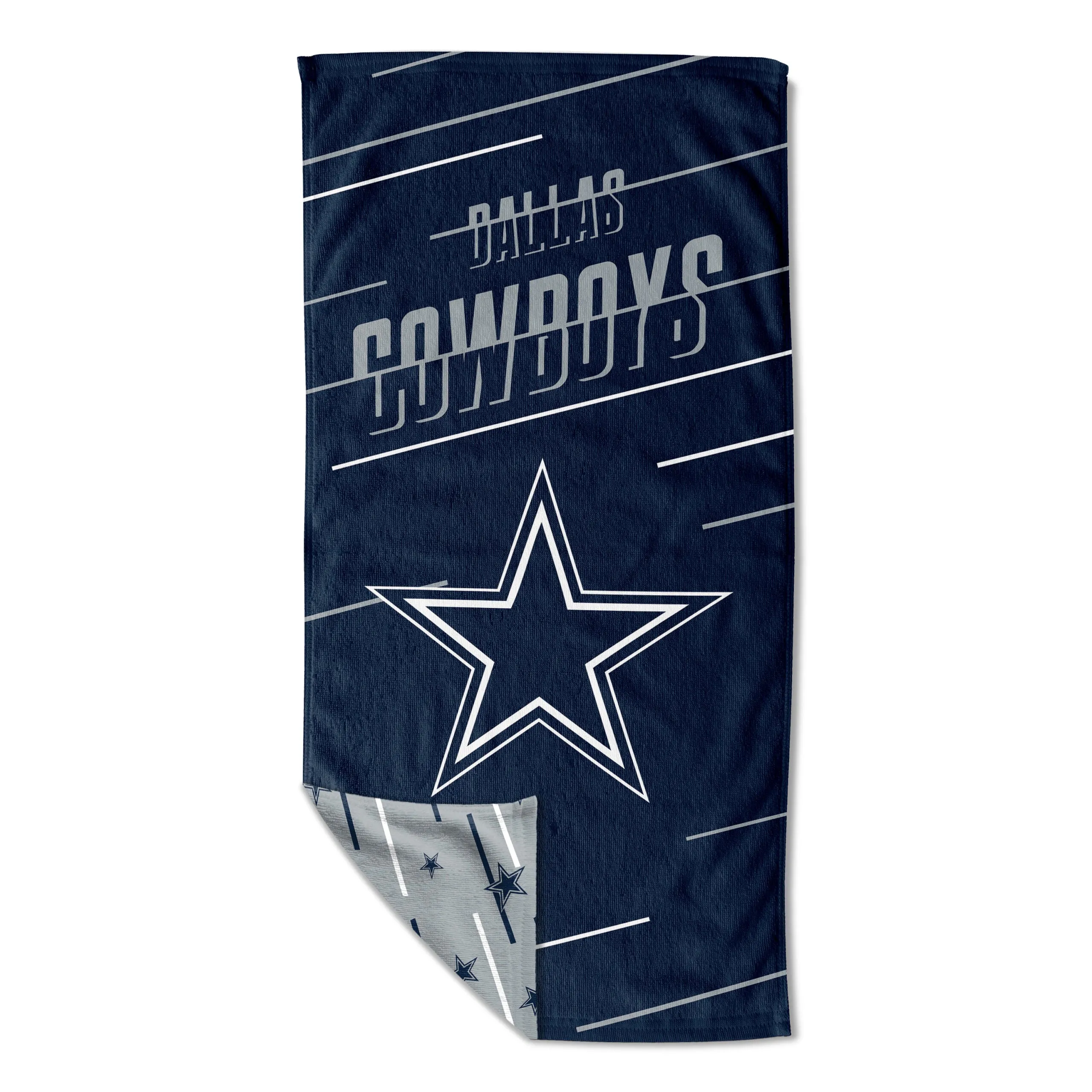 NFL Dallas Cowboys Splitter Beach Towel and Mesh Bag Set 36 x 72 Inches