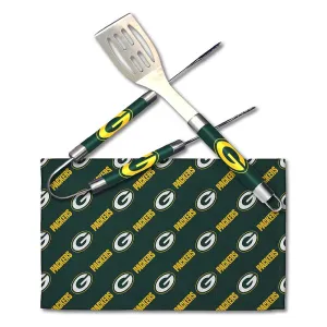 NFL Green Bay Packers 3 Piece BBQ Utensil Set