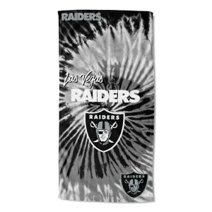 NFL Las Vegas Raiders Psychedelic Beach Towel 30x60 Inches