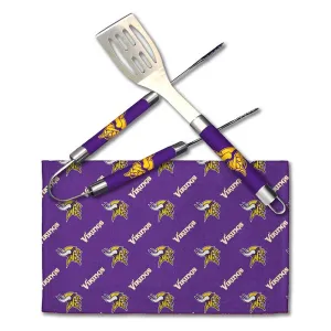 NFL Minnesota Vikings 3 Piece BBQ Utensil Set