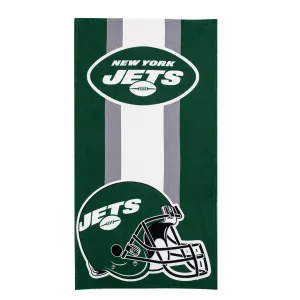 NFL New York Jets Zone Read Beach Towel 30X60 Inches