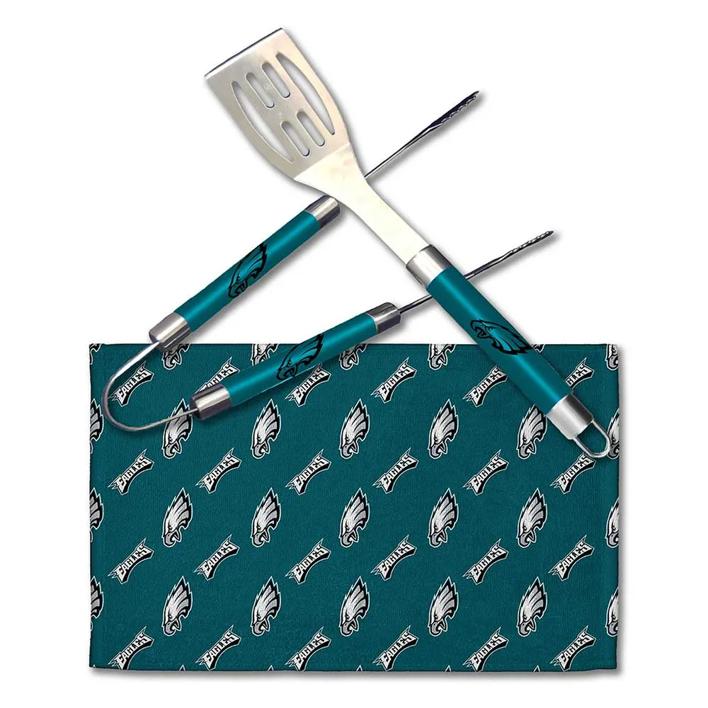 NFL Philadelphia Eagles 3 Piece BBQ Utensil Set