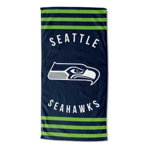 NFL Seattle Seahawks Stripes Beach Towel 30x60 Inches