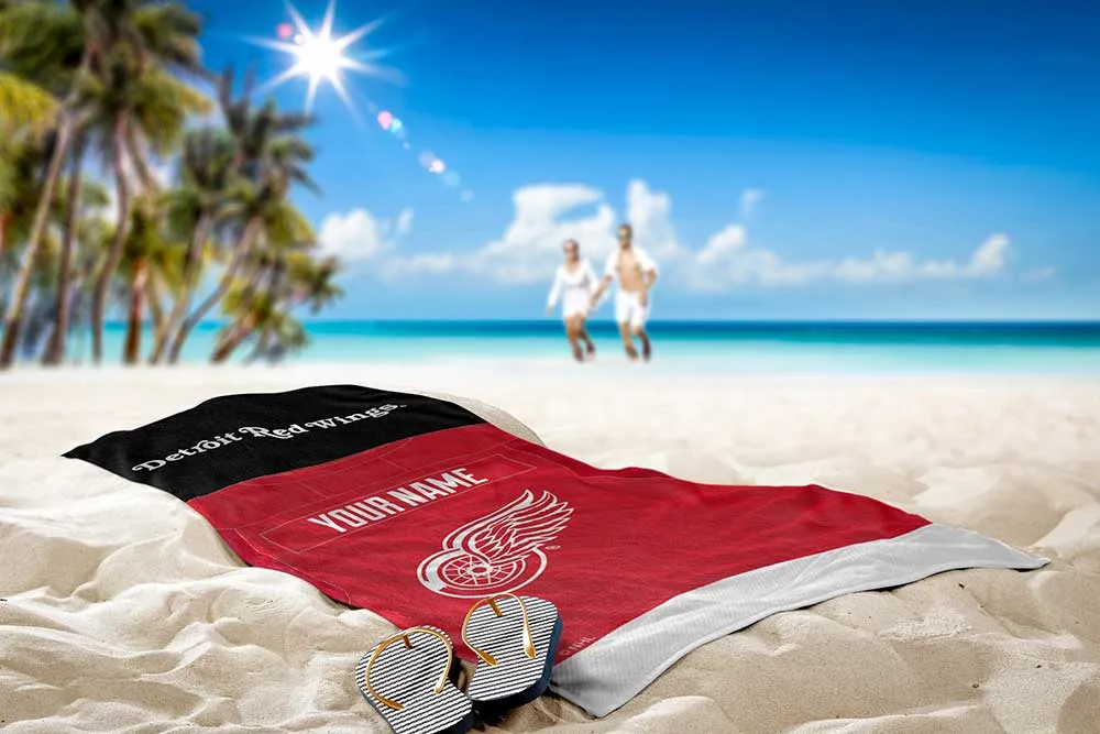 NHL Detroit Red Wings Beach Towel 30x60 Inches