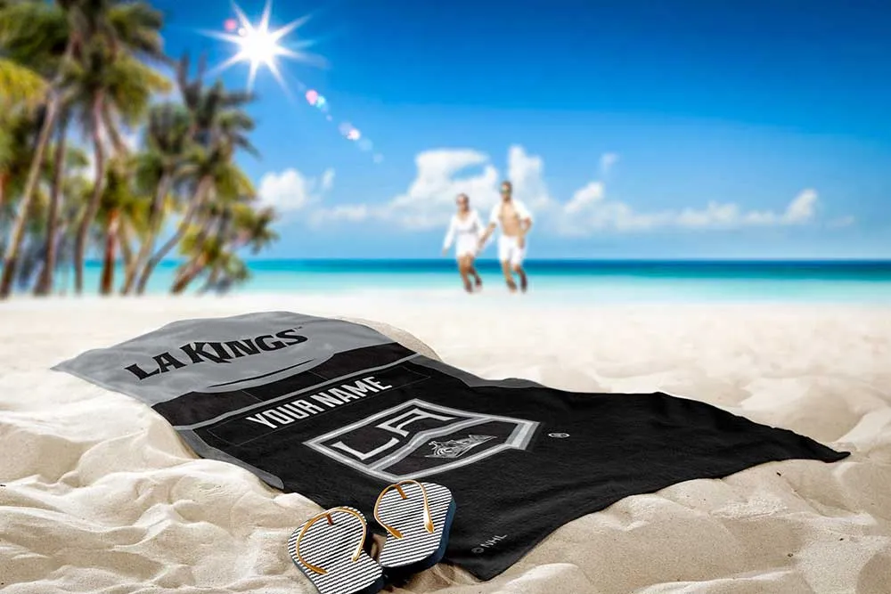 NHL Los Angeles Kings Beach Towel 30x60 Inches