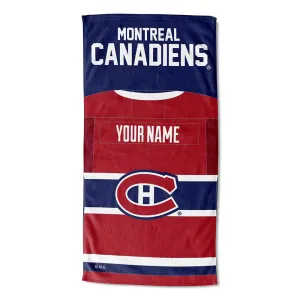 NHL Montreal Canadiens Beach Towel 30x60 Inches