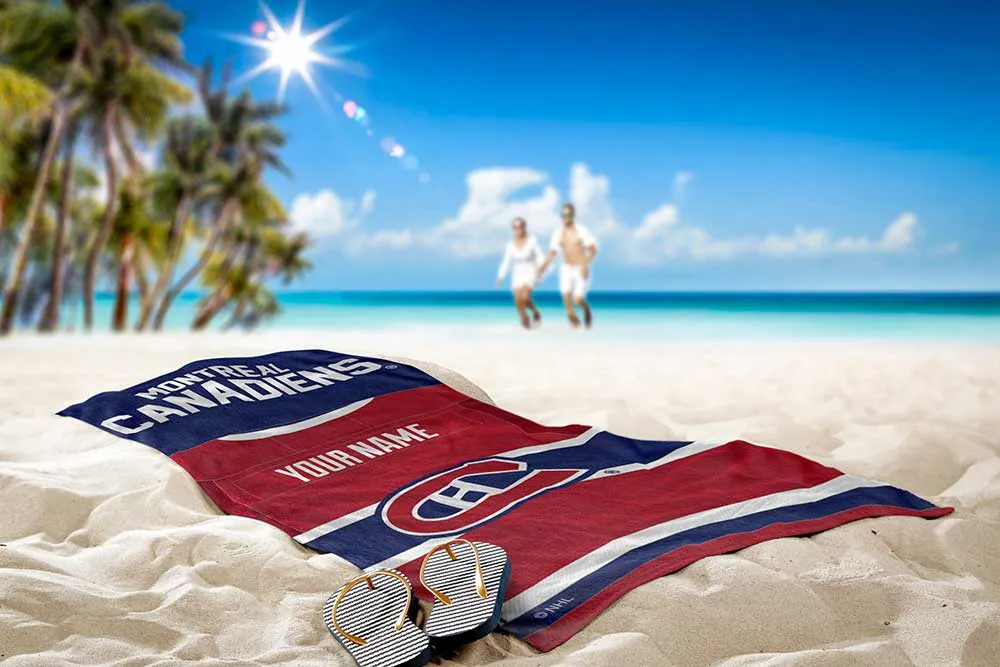 NHL Montreal Canadiens Beach Towel 30x60 Inches