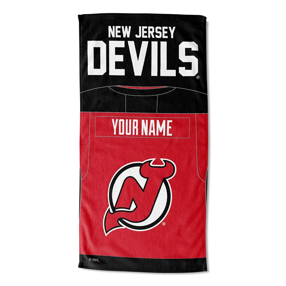 NHL New Jersey Devils Beach Towel 30x60 Inches