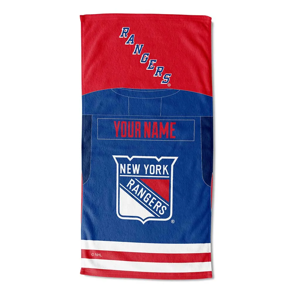 NHL New York Rangers Beach Towel 30x60 Inches