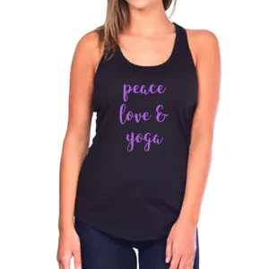 Peace Love & Yoga Tank Top