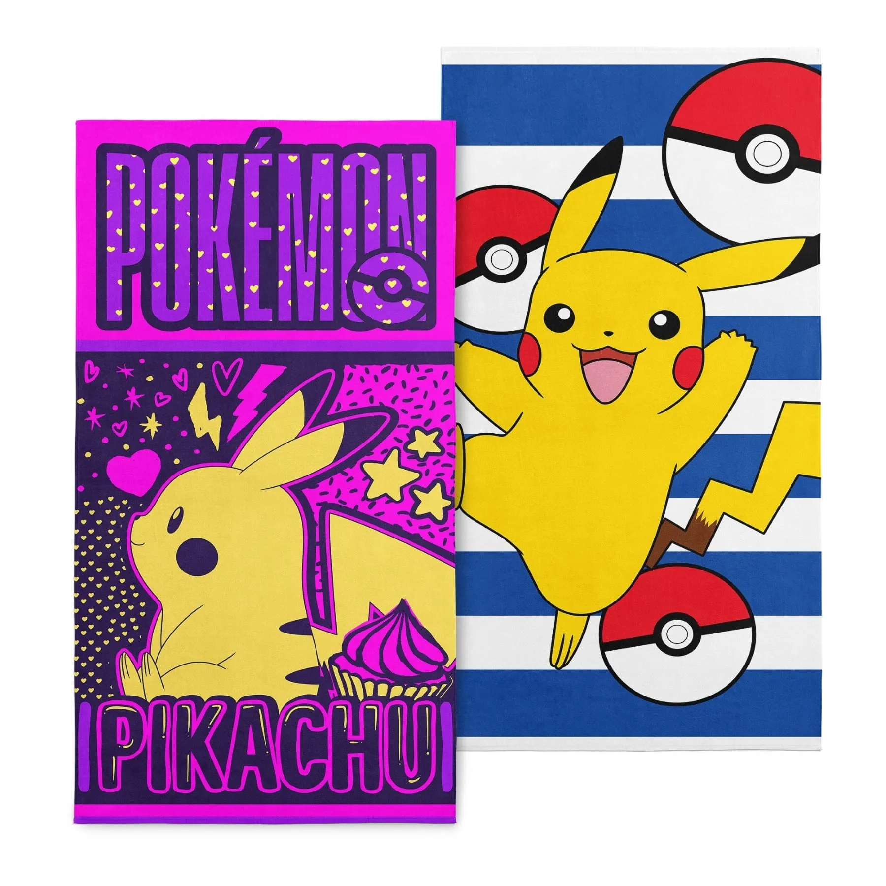 Pokemon Sweet Summer Pika   Beach Pika Beach Towel 2 Pack 30x60 Inches