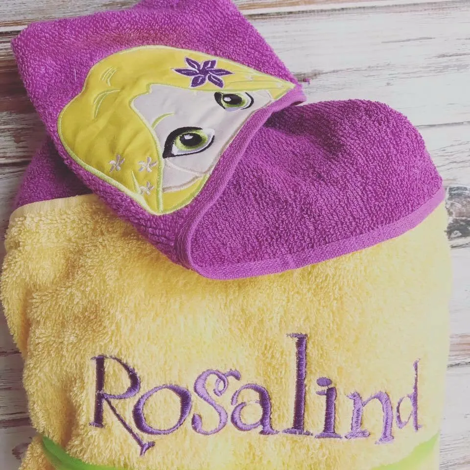 Rapunzle Hooded Towel