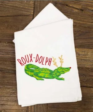 Rouxdolph Gator Hand Towel