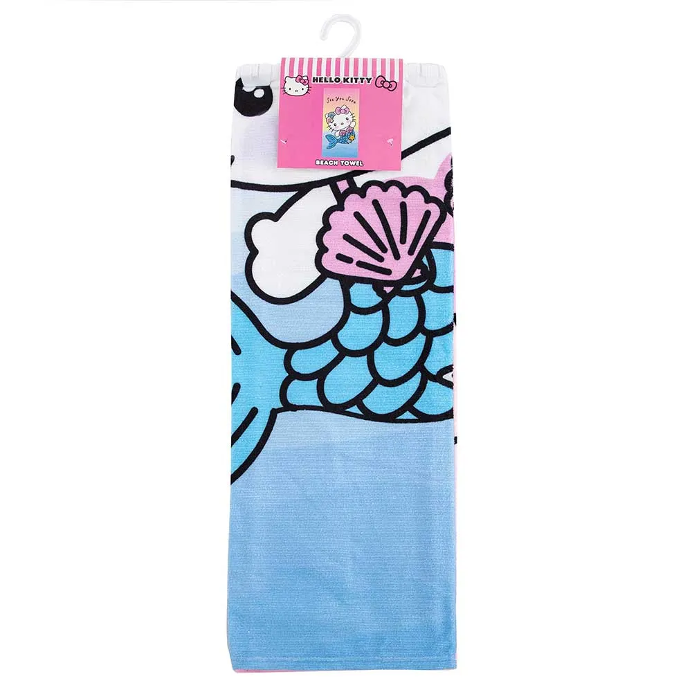 Sanrio Hello Kitty Sea You Soon Beach Towel 30x60 Inches