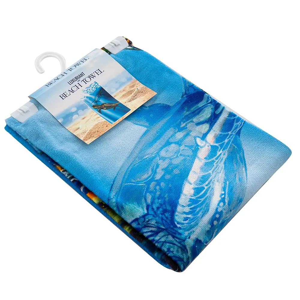 Sea Turtle Swim Beach Towel 30x60 Inches