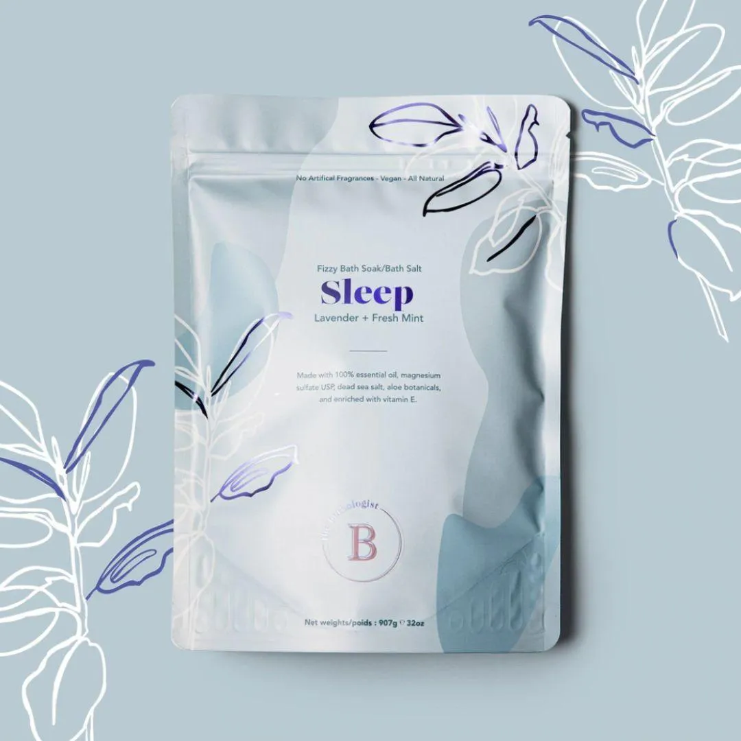 sleep fizzy bath soak