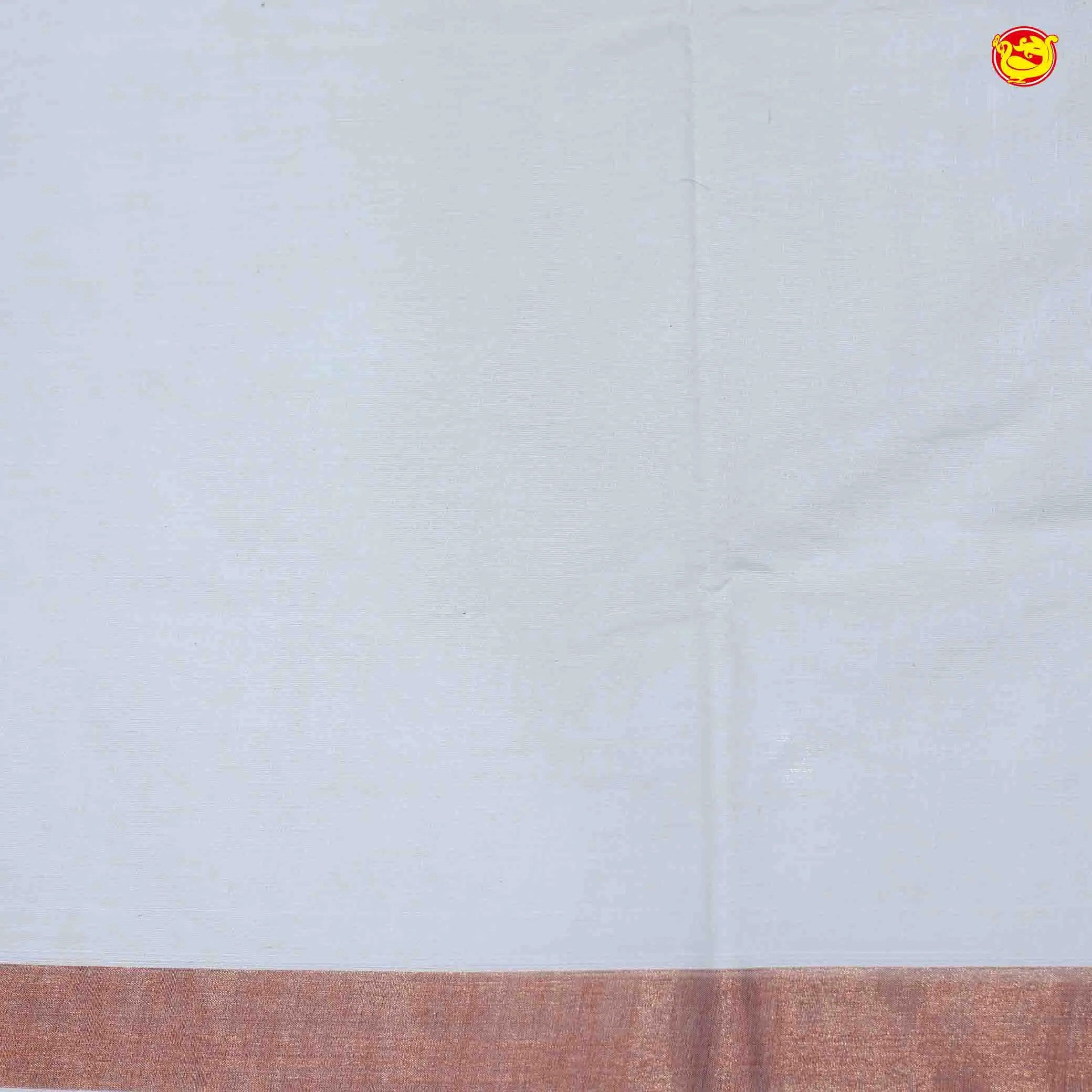 Southloom Exclusive Onam Kerala Traditional Fancy Border Floral Cotton Saree (Matching Plain Blouse Included)