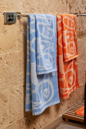 Speechless Blue Bath Towel