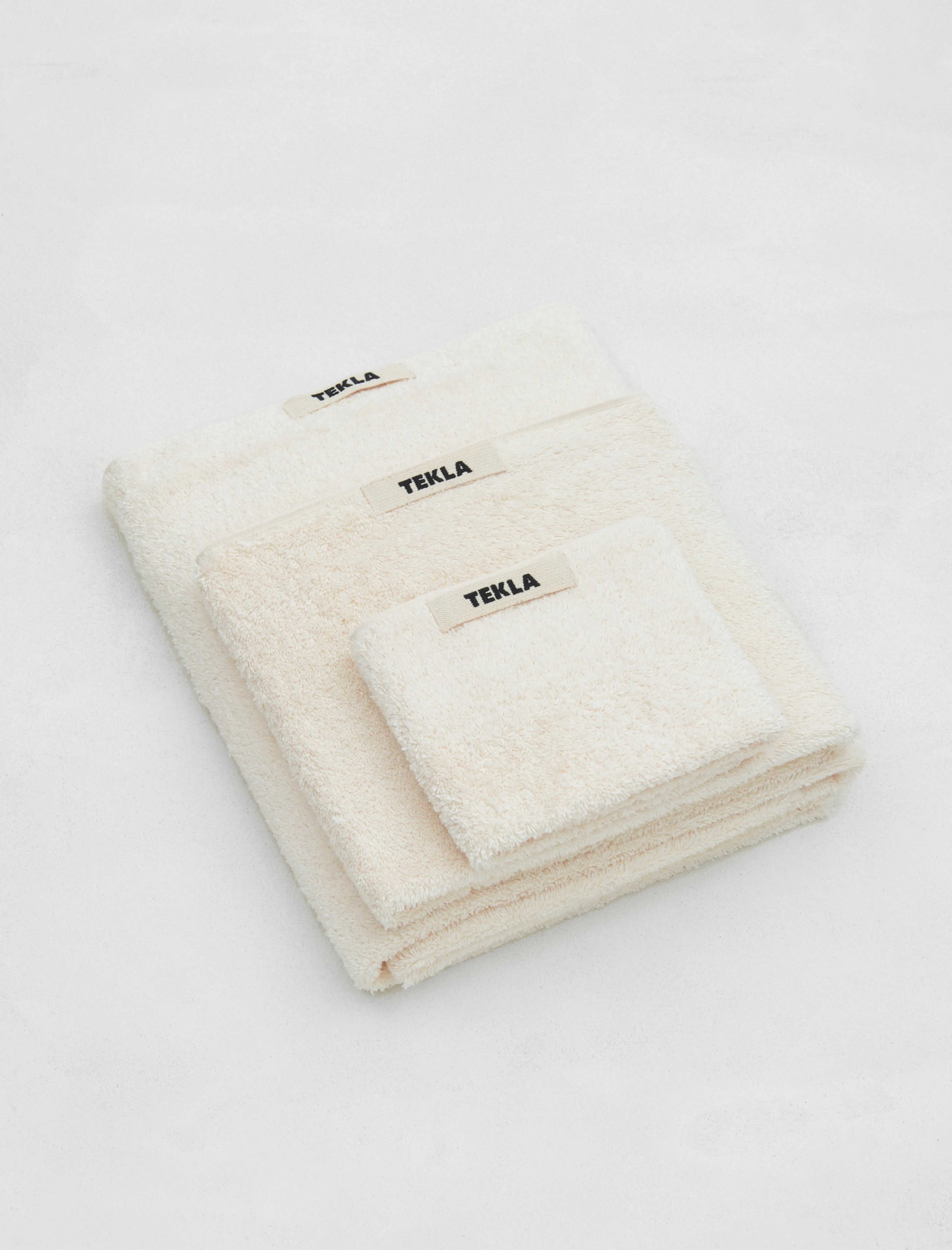 Terry Towel Solid Ivory