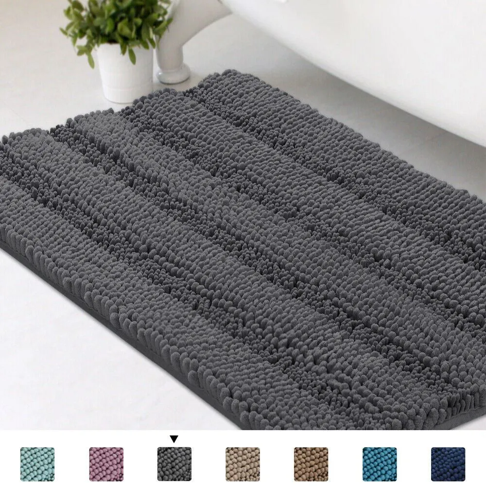 Toilet Mat U Shaped Bathroom Rug Bath Mat for Bathroom Non Slip Extra Soft Rug