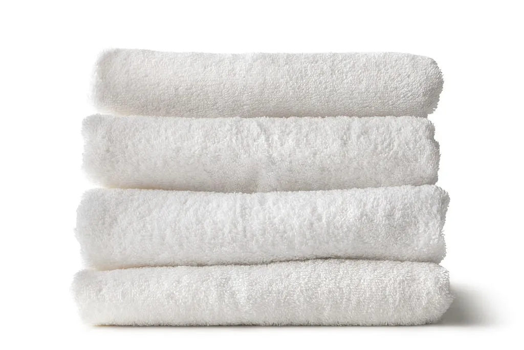 White Terry Cotton Towels hot cabi nerrow size 8"x24" dozen